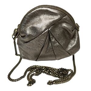 KOOBA Lexi Metallic Leather Chain Strap Crossbody Bag